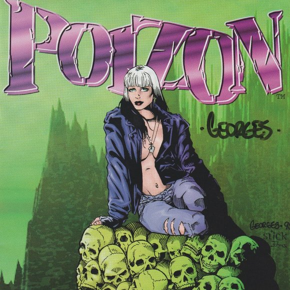 Poizon Green Death Edition 1 Signed Georges Limited London Night Studio 1996 - Picture 3 of 4